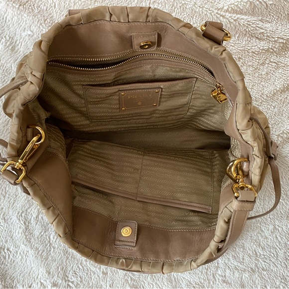 PRADA Tessuto Nylon and Leather Tote Bag - Picture 3 of 8